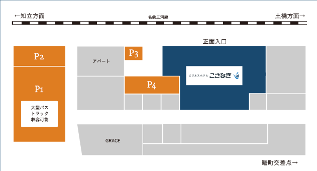 駐車場のご案内