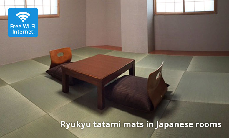 Ryukyu tatami mats in Japanese rooms